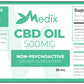 Medix CBD Oil - 100% Natural Flavor (500 MG)