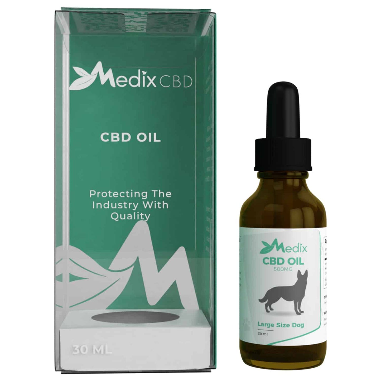 Medix CBD Oil for Large Dogs - Bacon Flavor (500 MG)