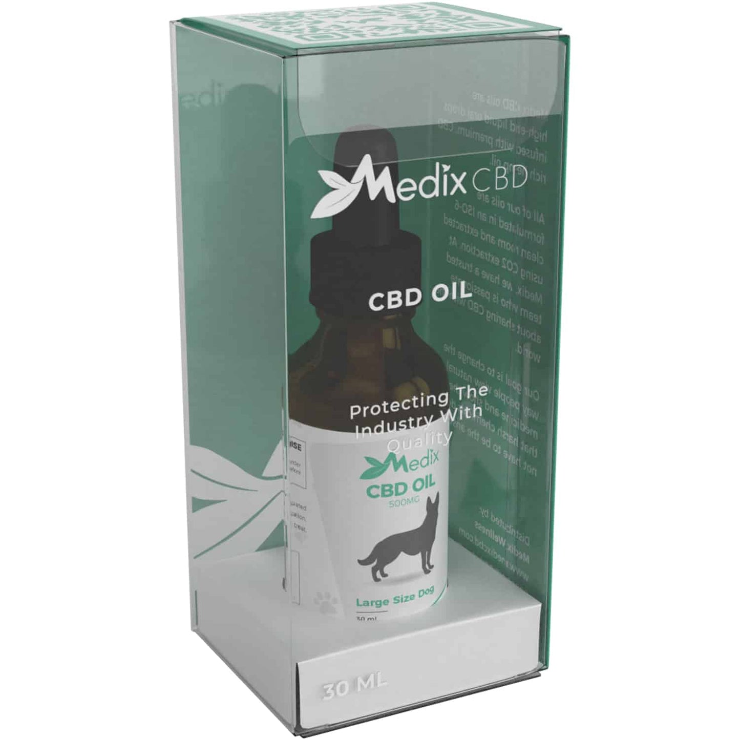 Medix CBD Oil for Large Dogs - Bacon Flavor (500 MG)