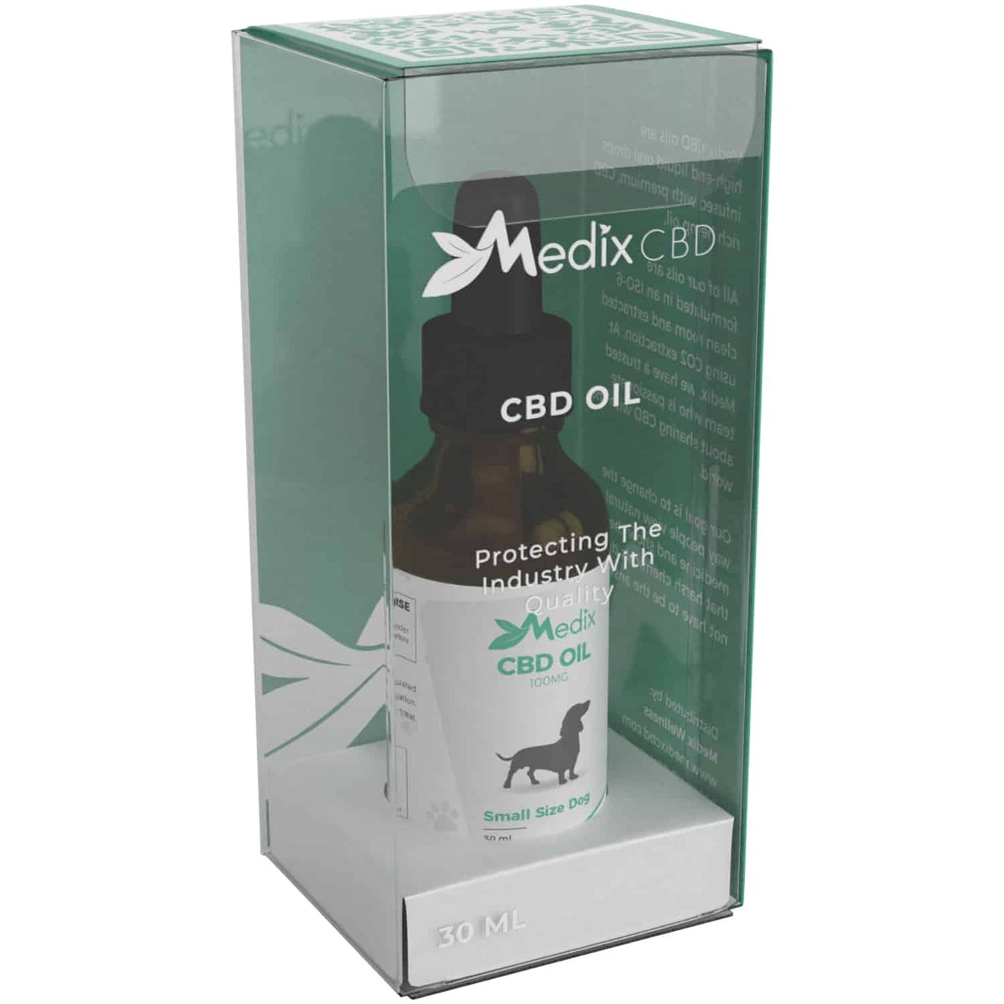 Medix CBD Oil for Small Dogs - Bacon Flavor (100 MG)