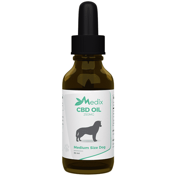 Medix CBD Oil for Medium Dogs - Bacon Flavor (250 MG)