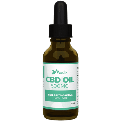 Medix CBD Oil - 100% Natural Flavor (500 MG)