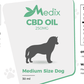 Medix CBD Oil for Medium Dogs - Bacon Flavor (250 MG)