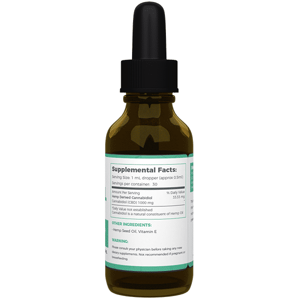 Medix CBD Oil - 100% Natural Flavor (1000 MG)