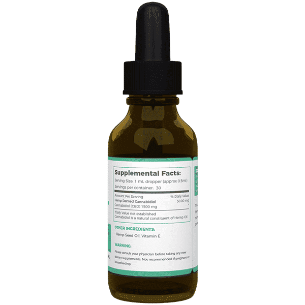 Medix CBD Oil - 100% Natural Flavor (1500 MG)